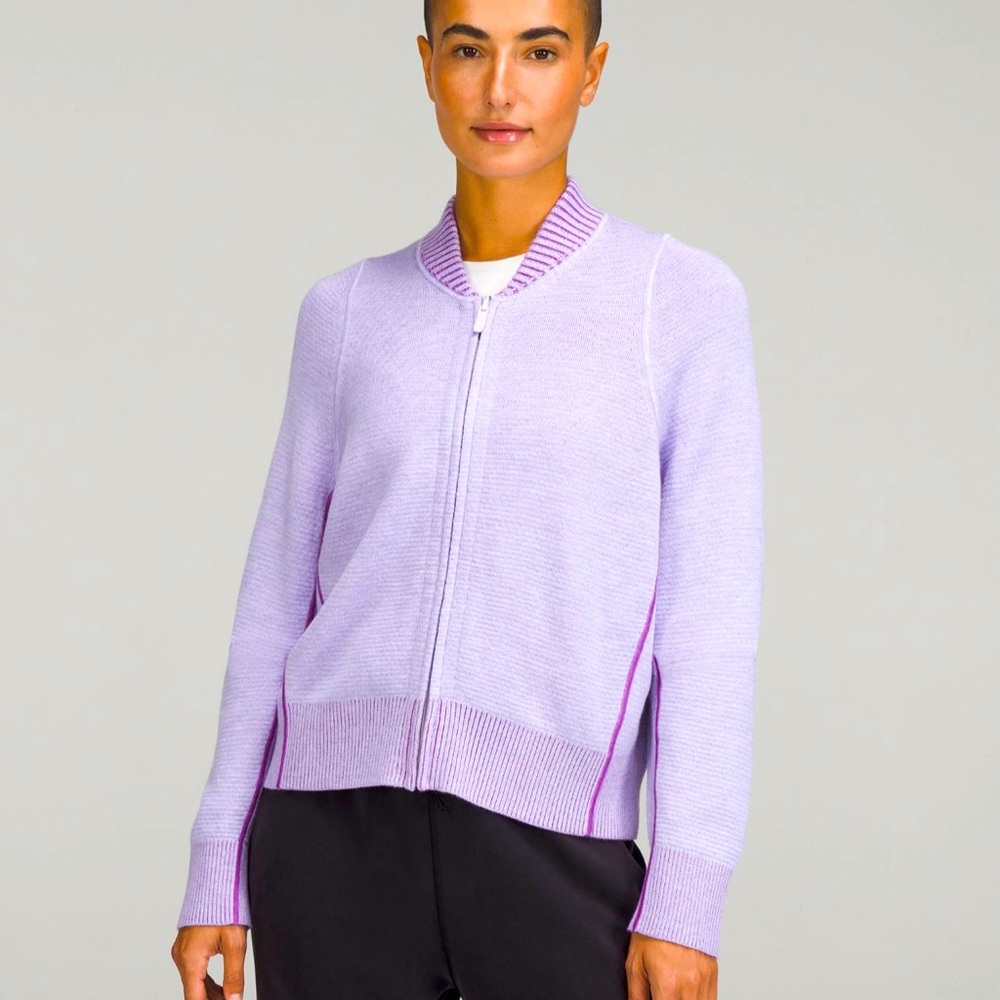 Lululemon reversible double knit sweater